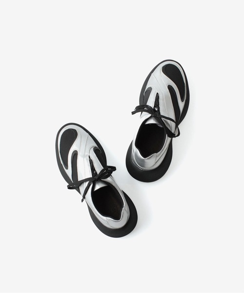 VEIN （ヴェイン）の「カウレザーブレース / COW LEATHER BRACE（スニーカー・メンズ・シルバー/ブラック・42/41/43）」の9枚目の写真