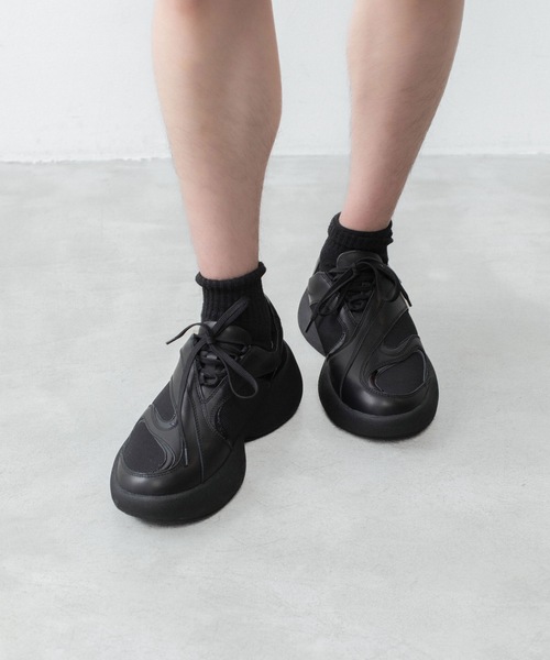 カウレザーブレース / COW LEATHER BRACE（スニーカー）｜VEIN