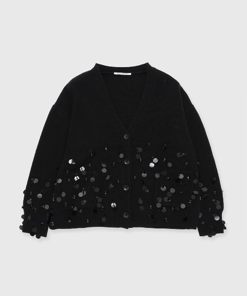 JOSE MOON（ジョゼムーン）の「BIJOU OVER KNIT CARDIGAN/ビジュー