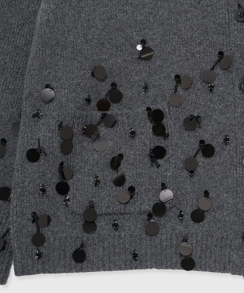 JOSE MOON（ジョゼムーン）の「BIJOU OVER KNIT CARDIGAN/ビジュー