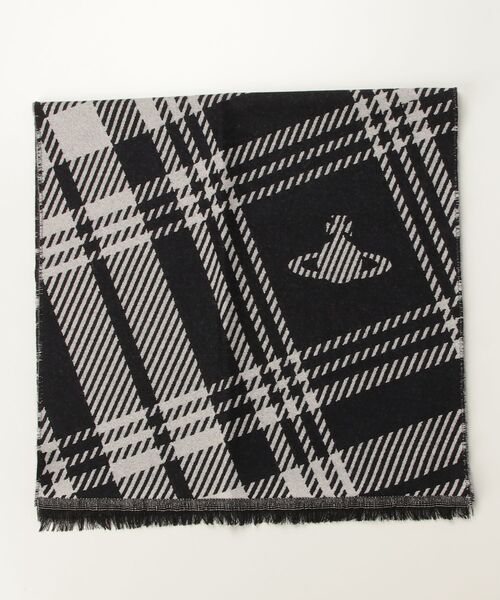 Vivienne Westwood MAN（ヴィヴィアンウエストウッドマン）の「SCARF B COLOURED（マフラー・メンズ・ネイビー/ホワイト/グリーン/ブラック・FREE）」の2枚目の写真