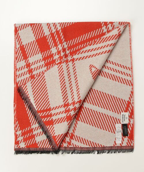 Vivienne Westwood MAN（ヴィヴィアンウエストウッドマン）の「SCARF B COLOURED（マフラー・メンズ・ネイビー/ホワイト/グリーン/ブラック・FREE）」の5枚目の写真