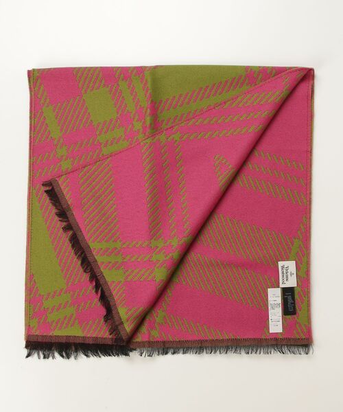 Vivienne Westwood MAN（ヴィヴィアンウエストウッドマン）の「SCARF B COLOURED（マフラー・メンズ・ネイビー/ホワイト/グリーン/ブラック・FREE）」の6枚目の写真