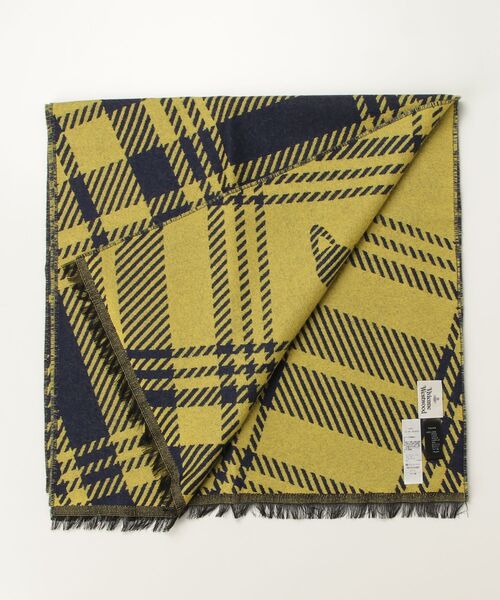 Vivienne Westwood MAN（ヴィヴィアンウエストウッドマン）の「SCARF B COLOURED（マフラー・メンズ・ネイビー/ホワイト/グリーン/ブラック・FREE）」の7枚目の写真