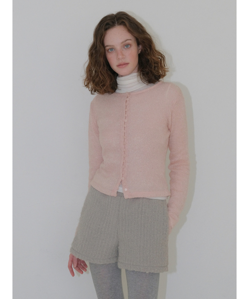 ETMON(エトモン)の「Boucle Round Cardigan, Light Pink(カーディガン/ボレロ・レディース・その他・F)」の2枚目の写真