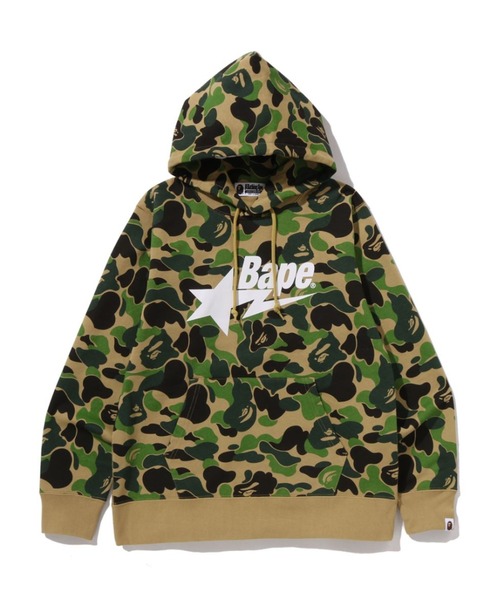 A BATHING APE(アベイシングエイプ)の「ABC CAMO BAPE STA PULLOVER HOODIE(パーカー・メンズ・グリーン/ピンク/ブルー・SMALL/LARGE/XX-LARGE/MEDIUM/X-LARGE/XXX-LARGE)」の2枚目の写真