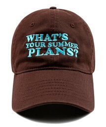 WICK（ウィック）の「SUMMER PLANS Washing Cap-Brown（キャップ）」