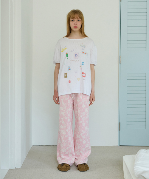 FUN FROM FUN(ファンフロムファン)の「Peppy Banding Pants, Pink(その他パンツ・レディース・ピンク・FREE)」の1枚目の写真