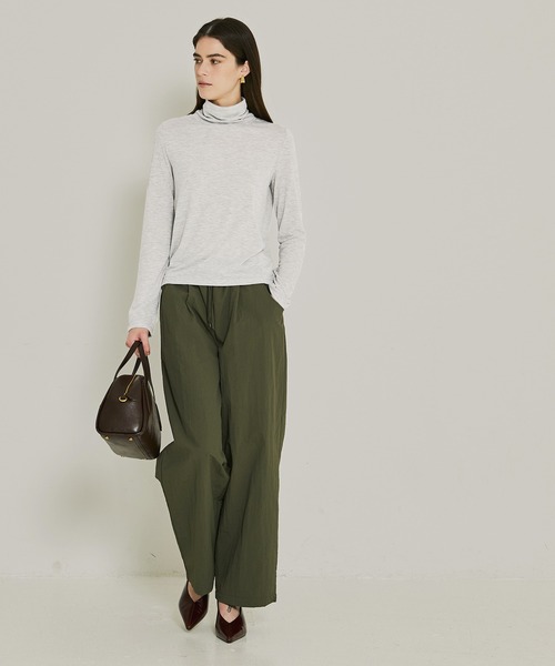 coca(coca)(コカ)の「タートルネックトップス(ニット/セーター・レディース・グレー/オートミール・L/M/S)」の5枚目の写真