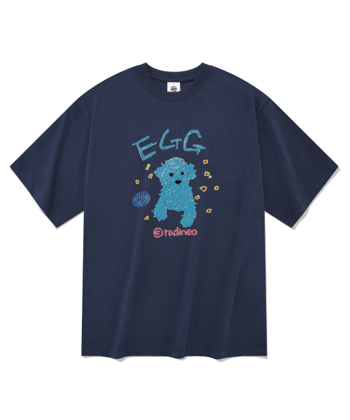 RADINEO(ラディネオ)の「エッグ 半袖Tシャツ ネイビー(Tシャツ/カットソー・メンズ・その他・MEDIUM/LARGE/X-LARGE/SMALL)」の1枚目の写真