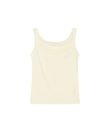 Balm Off-Shoulder Sleeveless T-Shirt _ Yellow