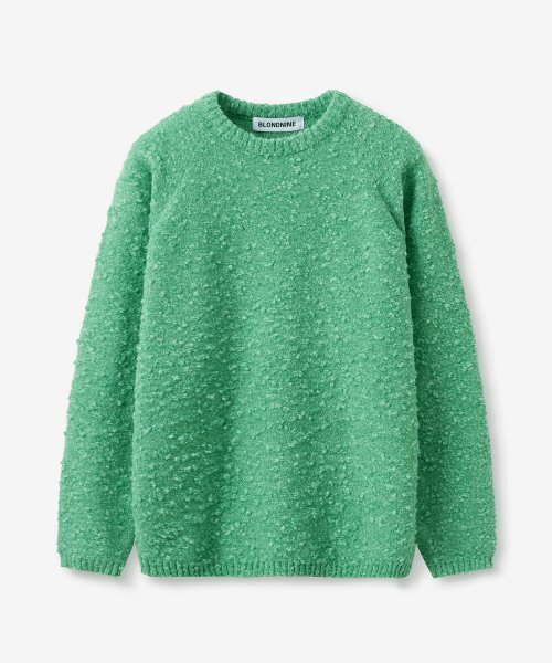 BLOND9(ブロンドナイン)の「スノー レグラン ラウンド ニット_ミントグリーン(ニット/セーター・レディース・その他・LARGE/MEDIUM/X-LARGE)」の6枚目の写真