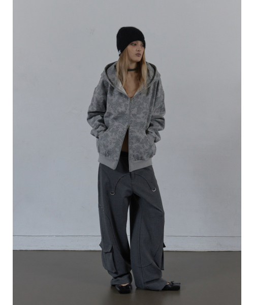 SETUP-EXE(セットアップイーエックスイー)の「WESTERN STUDDED SLACKS / CHARCOAL(スラックス・レディース・その他・SMALL/MEDIUM)」の7枚目の写真