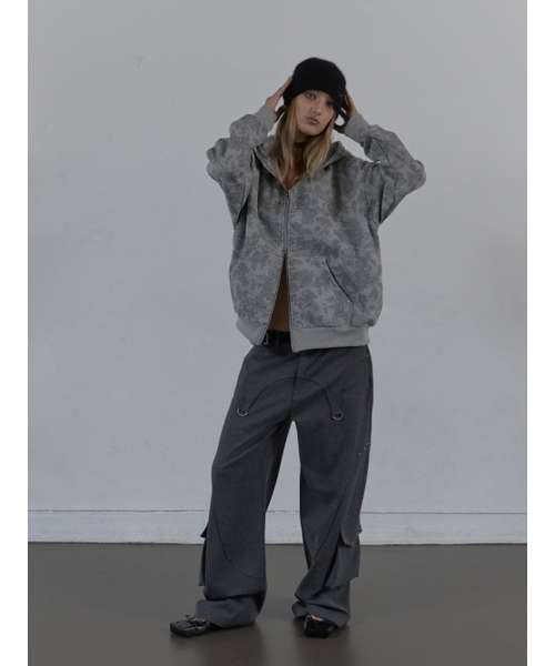 SETUP-EXE(セットアップイーエックスイー)の「WESTERN STUDDED SLACKS / CHARCOAL(スラックス・レディース・その他・SMALL/MEDIUM)」の8枚目の写真