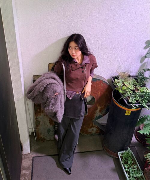 SETUP-EXE(セットアップイーエックスイー)の「WESTERN STUDDED SLACKS / CHARCOAL(スラックス・レディース・その他・SMALL/MEDIUM)」の15枚目の写真