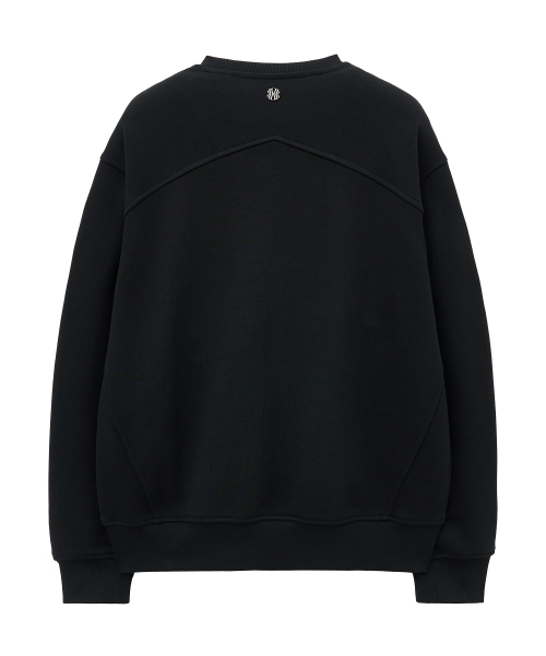 UNGIMMICK(アンジミック)の「LEATHER FLAP POCKET SWEATSHIRT (BLACK)(スウェット・メンズ・その他・MEDIUM/LARGE)」の2枚目の写真