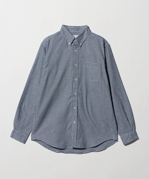 A DAY IN THE LIFE UNITED ARROWS（アデイインザライフユナイテッドアローズ）の「コットン ネル ボタンダウンシャツ-イージーケア-＜A DAY IN THE LIFE＞（シャツ/ブラウス・メンズ・ホワイト/グレー系/その他1/ネイビー/ベージュ・XL/L/S/M）」の5枚目の写真