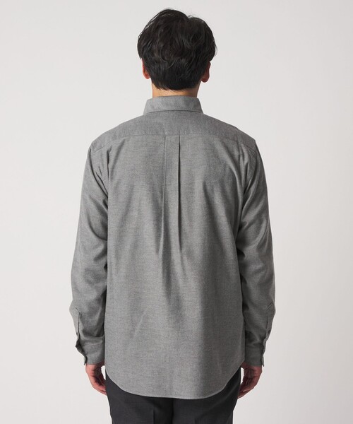 A DAY IN THE LIFE UNITED ARROWS（アデイインザライフユナイテッドアローズ）の「コットン ネル ボタンダウンシャツ-イージーケア-＜A DAY IN THE LIFE＞（シャツ/ブラウス・メンズ・ホワイト/グレー系/その他1/ネイビー/ベージュ・XL/L/S/M）」の14枚目の写真