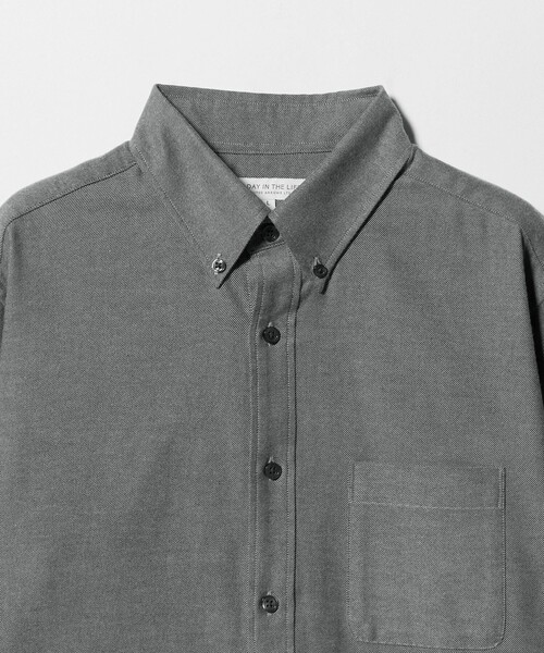 A DAY IN THE LIFE UNITED ARROWS（アデイインザライフユナイテッドアローズ）の「コットン ネル ボタンダウンシャツ-イージーケア-＜A DAY IN THE LIFE＞（シャツ/ブラウス・メンズ・ホワイト/グレー系/その他1/ネイビー/ベージュ・XL/L/S/M）」の17枚目の写真