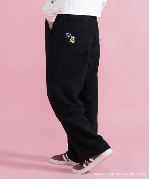 AVIREX（アヴィレックス）の「【AVIREX×HELLO KITTY】SWEAT PANTS（スウェットパンツ・レディース・オートミール/ブラック・S/M）」の4枚目の写真