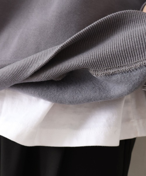 SpRay(スプレイ)の「裏起毛スタッズスウェット(スウェット・レディース・スミクロ/ブルー系その他/オートミール/アイボリー/レッド・FREE)」の21枚目の写真