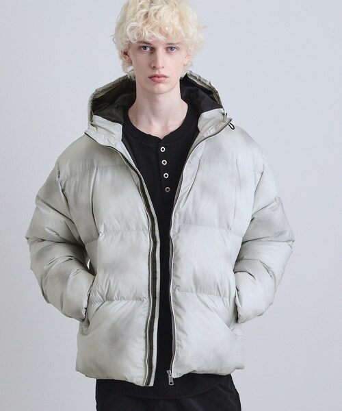 tk.TAKEO KIKUCHI（ティーケータケオキクチ）の「【撥水】ダウンジャケット（ダウンジャケット/コート・メンズ・ブラック/ライトグレー・03/02）」の3枚目の写真