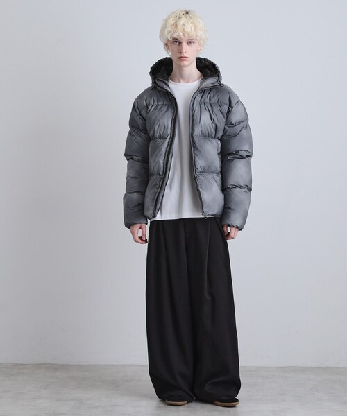 tk.TAKEO KIKUCHI（ティーケータケオキクチ）の「【撥水】ダウンジャケット（ダウンジャケット/コート・メンズ・ブラック/ライトグレー・03/02）」の8枚目の写真