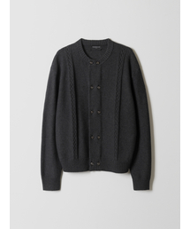 POKER FACE（ポーカーフェイス）の「BELLO CARDIGAN CHARCOAL（ニット/セーター）」