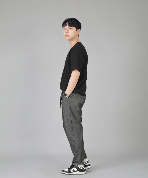 SAINTCREW(セントクルー)の「ブリッジフィルバンディングパンツ BWD-324 グレーブラックデニム WHS(デニムパンツ・メンズ・その他・MEDIUM/LARGE/X-LARGE/XX-LARGE)」の7枚目の写真