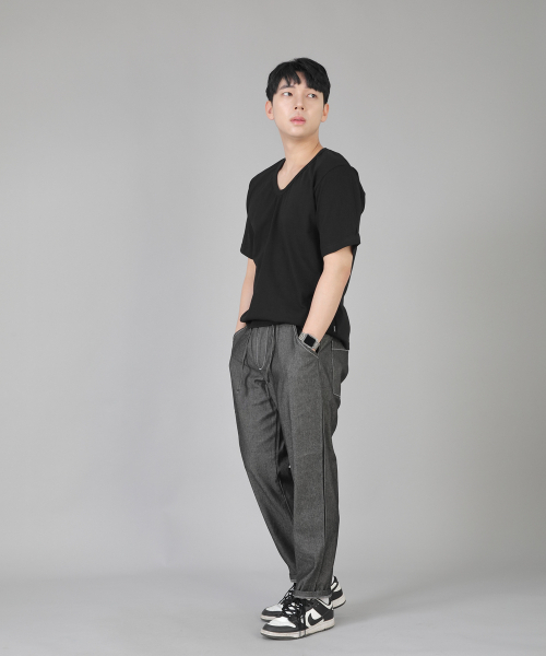 SAINTCREW(セントクルー)の「ブリッジフィルバンディングパンツ BWD-324 グレーブラックデニム WHS(デニムパンツ・メンズ・その他・MEDIUM/LARGE/X-LARGE/XX-LARGE)」の4枚目の写真