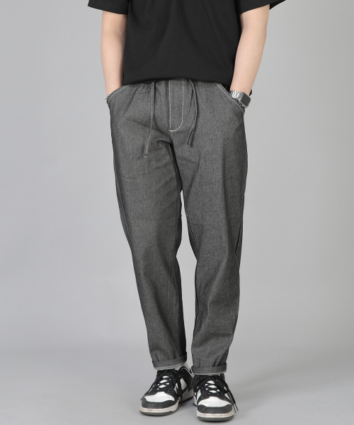 SAINTCREW(セントクルー)の「ブリッジフィルバンディングパンツ BWD-324 グレーブラックデニム WHS(デニムパンツ・メンズ・その他・MEDIUM/LARGE/X-LARGE/XX-LARGE)」の2枚目の写真