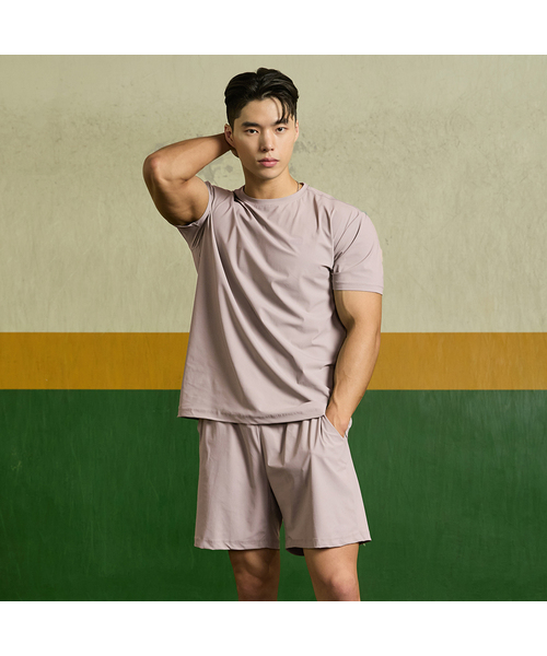 BLACK MONSTER FIT(ブラックモンスターフィット)の「トリコットトレーニングショートスリーブ半袖Tシャツ(4色)(Tシャツ/カットソー・レディース・ブラック/カーキ/ピンク/チャコール・SMALL/MEDIUM/LARGE/X-LARGE/2XL)」の4枚目の写真
