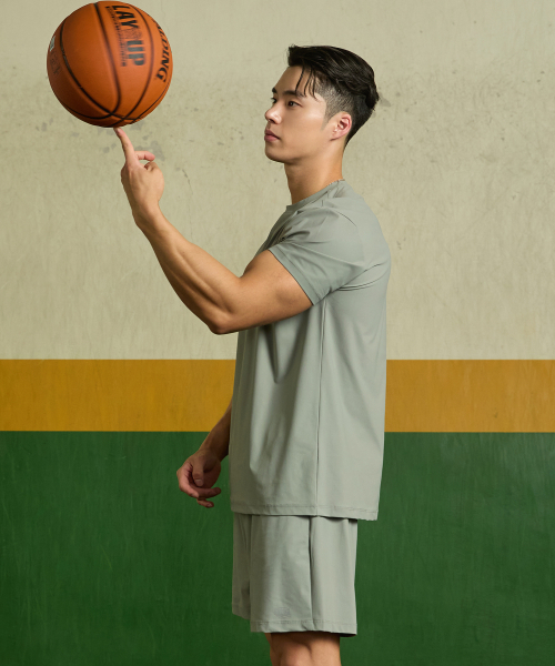 BLACK MONSTER FIT(ブラックモンスターフィット)の「トリコットトレーニングショートスリーブ半袖Tシャツ(4色)(Tシャツ/カットソー・レディース・ブラック/カーキ/ピンク/チャコール・SMALL/MEDIUM/LARGE/X-LARGE/2XL)」の10枚目の写真