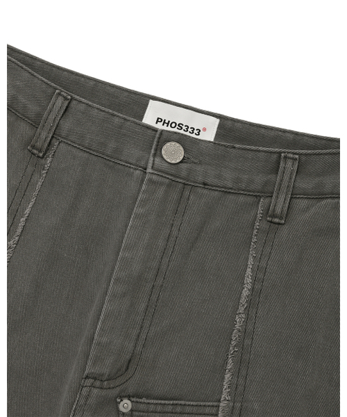 PHOS333（フォースサンサンサン）の「Double Pocket Incision Jeans/Grey（デニムパンツ・レディース・その他・MEDIUM/LARGE）」の10枚目の写真