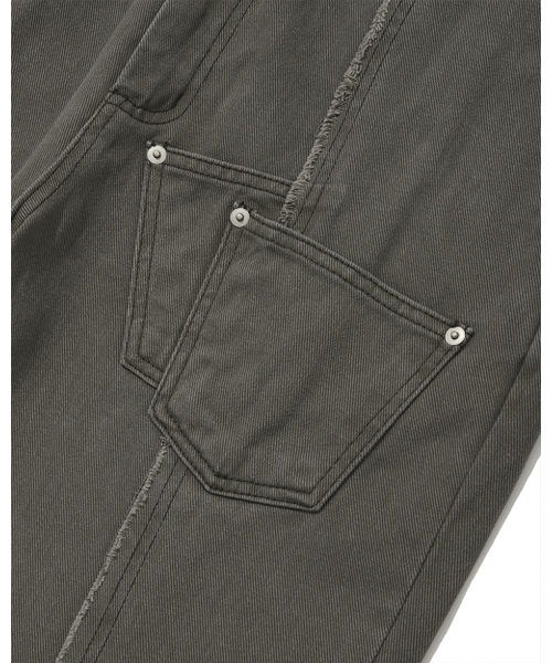 PHOS333（フォースサンサンサン）の「Double Pocket Incision Jeans/Grey（デニムパンツ・レディース・その他・MEDIUM/LARGE）」の11枚目の写真