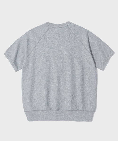 OUTSTANDING(アウトスタンディング)の「V.S.C HALF SLEEVE SWEAT(EVANSTON)_8%MELANGE GRAY(Tシャツ/カットソー・レディース・その他・SMALL/MEDIUM/LARGE)」の2枚目の写真