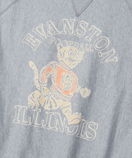 OUTSTANDING(アウトスタンディング)の「V.S.C HALF SLEEVE SWEAT(EVANSTON)_8%MELANGE GRAY(Tシャツ/カットソー・レディース・その他・SMALL/MEDIUM/LARGE)」の4枚目の写真