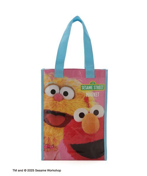 SESAME STREET(セサミストリート)の「ショッピングバッグS(エコバッグ/サブバッグ・レディース・オレンジ/ピンク/ブルー・F)」の3枚目の写真