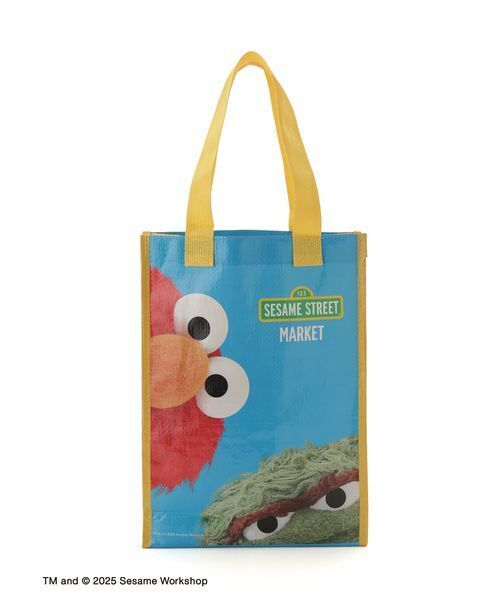 SESAME STREET(セサミストリート)の「ショッピングバッグS(エコバッグ/サブバッグ・レディース・オレンジ/ピンク/ブルー・F)」の5枚目の写真