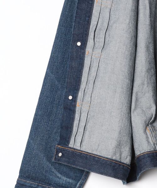 A BATHING APE(アベイシングエイプ)の「APE HEAD DENIM JACKET(デニムジャケット・メンズ・インディゴブルー・LARGE/MEDIUM/X-LARGE/XX-LARGE/SMALL)」の6枚目の写真