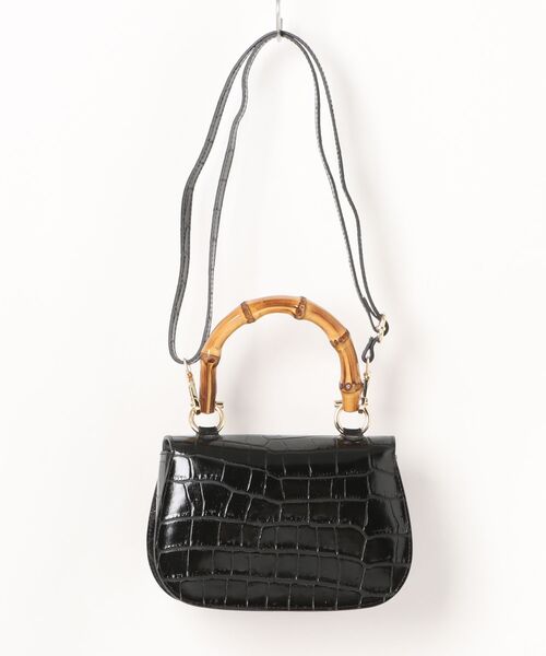 KATHARINE ROSS（キャサリンロス）の「【KATHARINE ROSS】【MILLELA FIRENZE】バンブーハンドBAG（ハンドバッグ・レディース・ブラック・MEDIUM）」の16枚目の写真