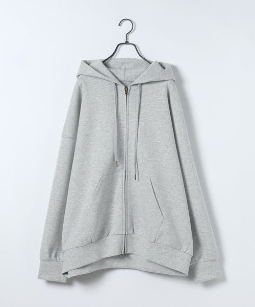 選べる着丈】FadeダンボールZIPフーディ/643474（パーカー）｜JEANASIS