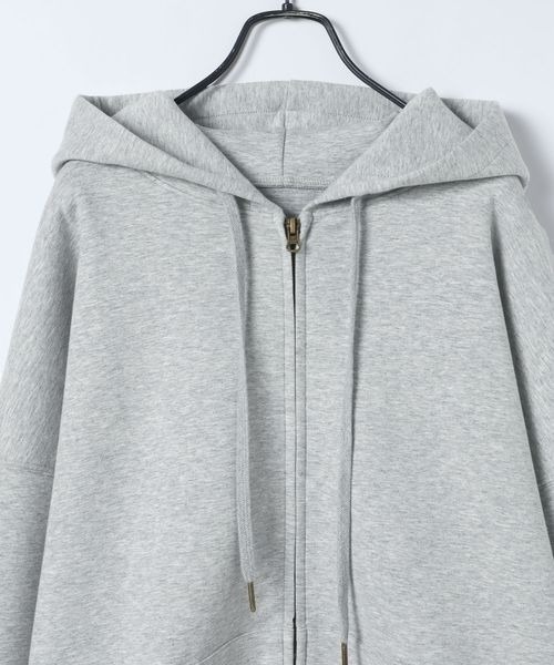 JEANASIS(ジーナシス)の「【選べる着丈】FadeダンボールZIPフーディ/643474(パーカー・レディース・ブラック系その他/ネイビー系/グレー・MEDIUM/LARGE)」の8枚目の写真