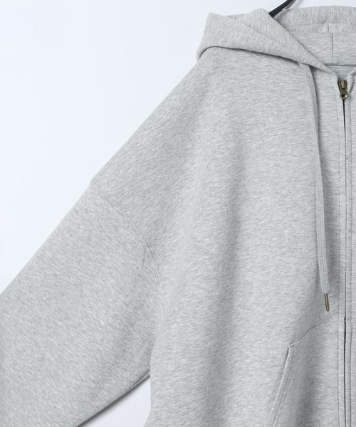 JEANASIS(ジーナシス)の「【選べる着丈】FadeダンボールZIPフーディ/643474(パーカー・レディース・ブラック系その他/ネイビー系/グレー・MEDIUM/LARGE)」の9枚目の写真