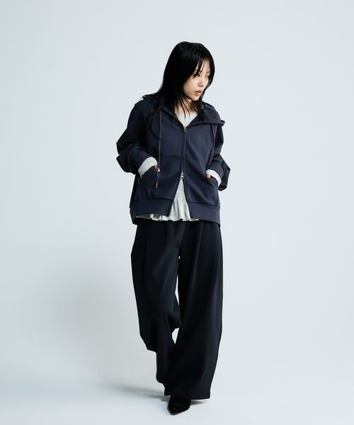 JEANASIS(ジーナシス)の「【選べる着丈】FadeダンボールZIPフーディ/643474(パーカー・レディース・ブラック系その他/ネイビー系/グレー・MEDIUM/LARGE)」の20枚目の写真