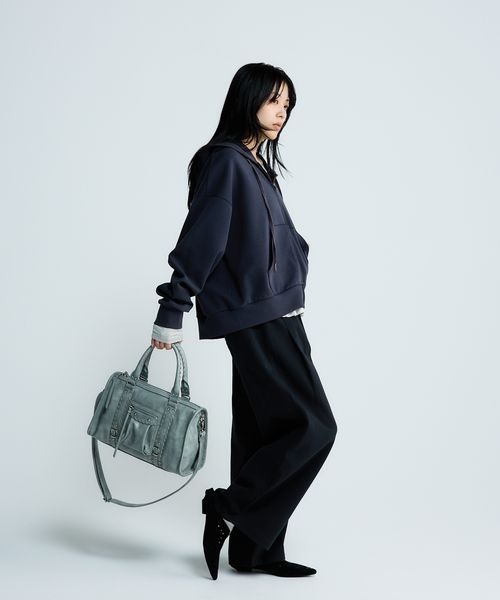 JEANASIS(ジーナシス)の「【選べる着丈】FadeダンボールZIPフーディ/643474(パーカー・レディース・ブラック系その他/ネイビー系/グレー・MEDIUM/LARGE)」の19枚目の写真