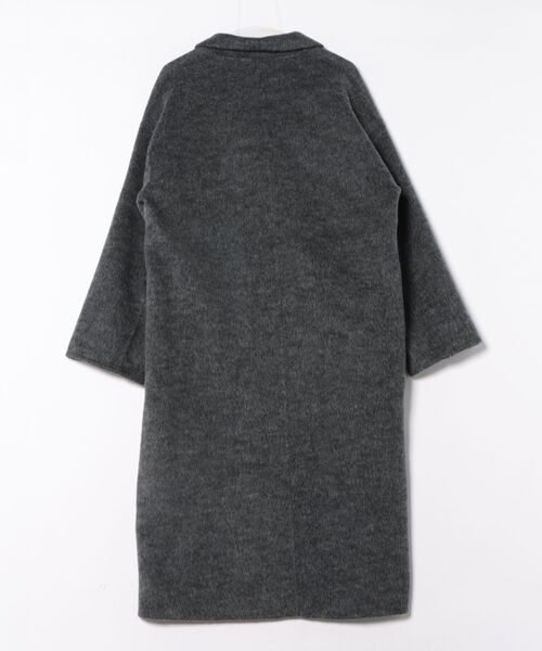 31 Sons de mode（トランテアン　ソン　ドゥ　モード）の「2025秋冬新作 一部店舗限定 ロングチェスターコート（チェスターコート・レディース・アイボリー/チャコールグレー・ﾌﾘ-）」の6枚目の写真