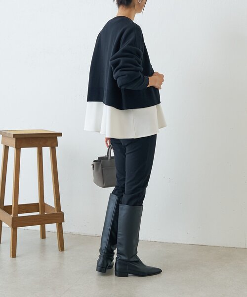 BEARDSLEY（ビアズリー）の「ショートカーデ（カーディガン/ボレロ・レディース・ブラック/ピンク・FREE）」の9枚目の写真