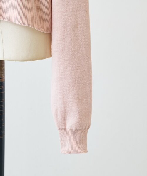 BEARDSLEY（ビアズリー）の「ショートカーデ（カーディガン/ボレロ・レディース・ブラック/ピンク・FREE）」の19枚目の写真