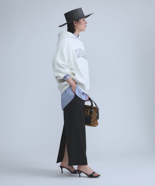 Chaos（カオス）の「Chaos(カオス)/ エクールスカート 【セットアップ可】（スカート・レディース・ブラック/ベージュ・36/38）」の4枚目の写真